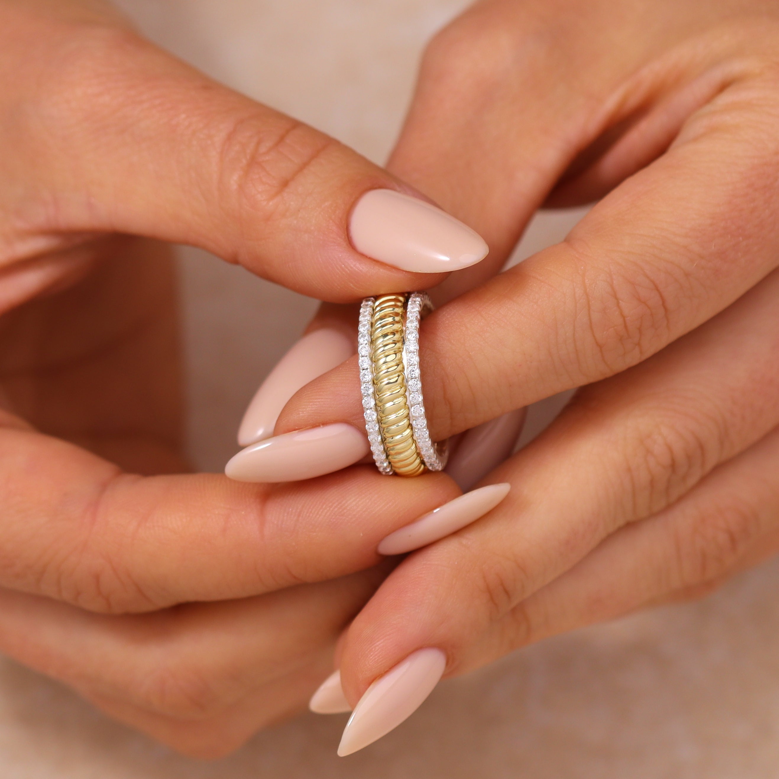 Elena Spinner Ring