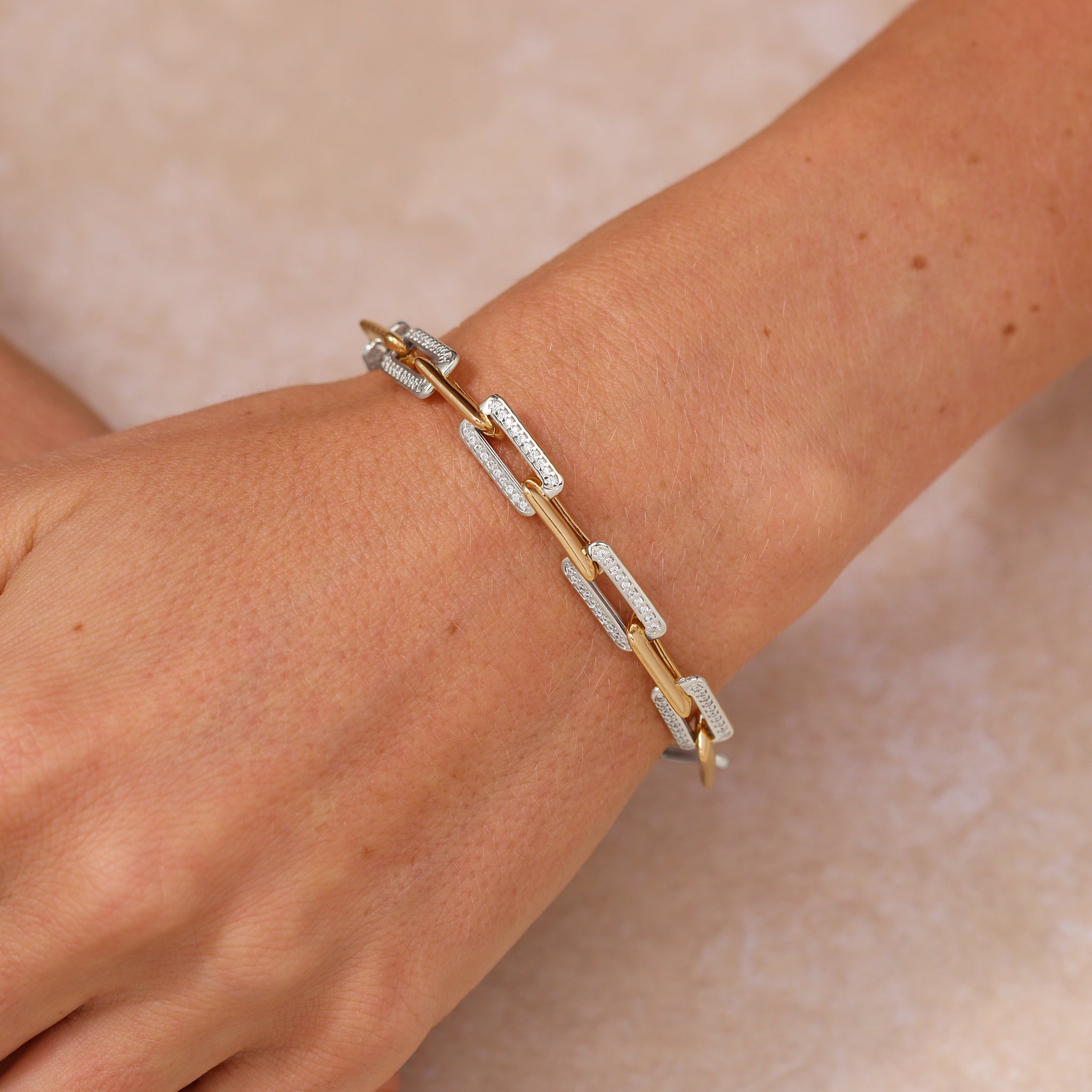 Francesca Paperclip Bracelet