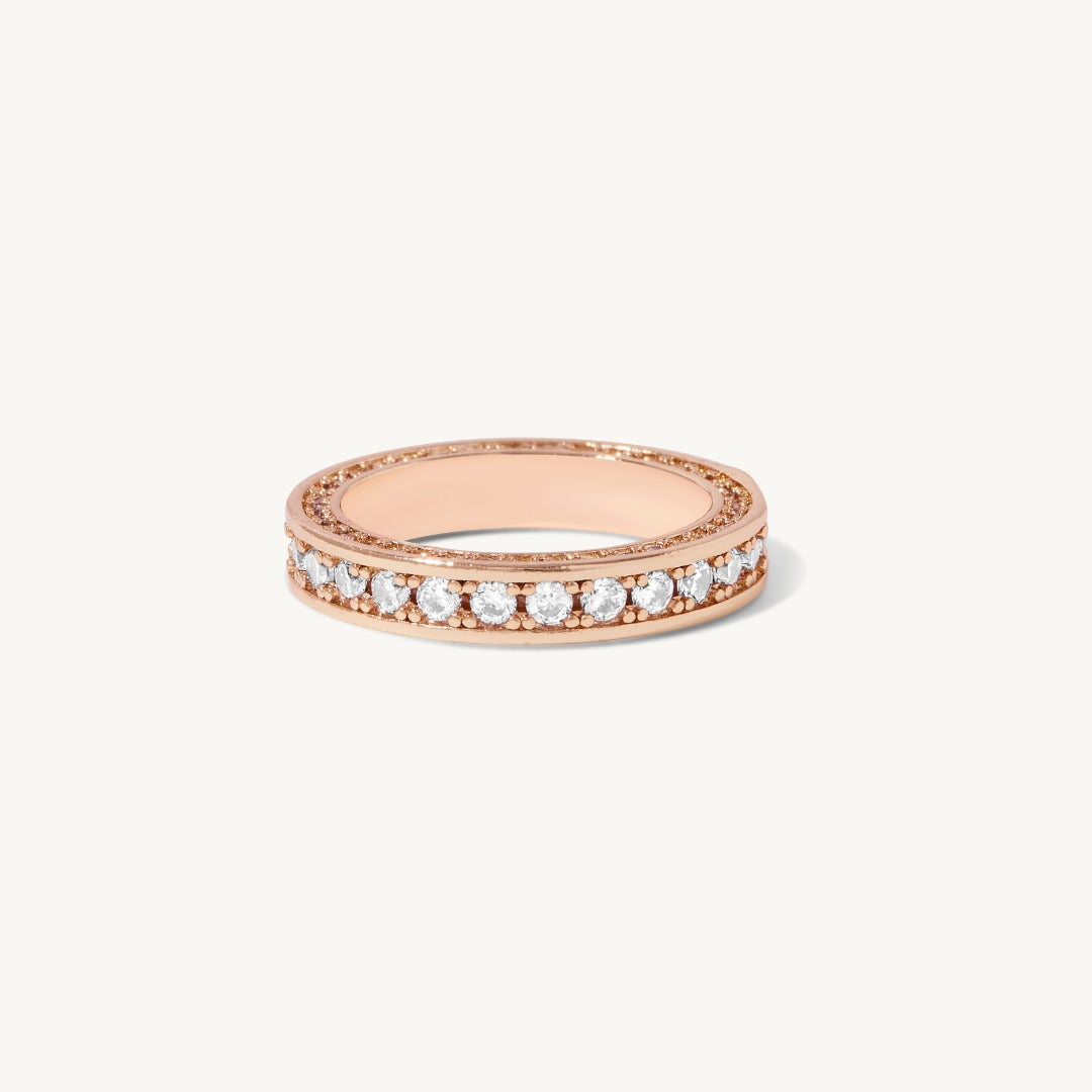 Fernanda Gemstone Ring in 14k rose gold filled, view 8