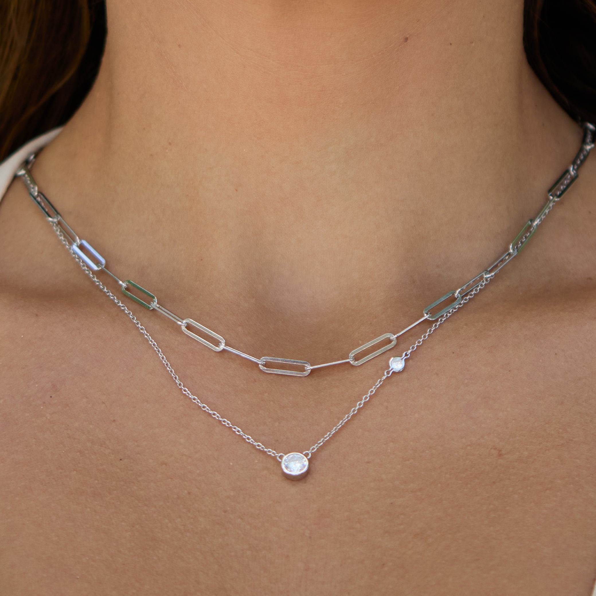 Zolia Paperclip Chain Necklace