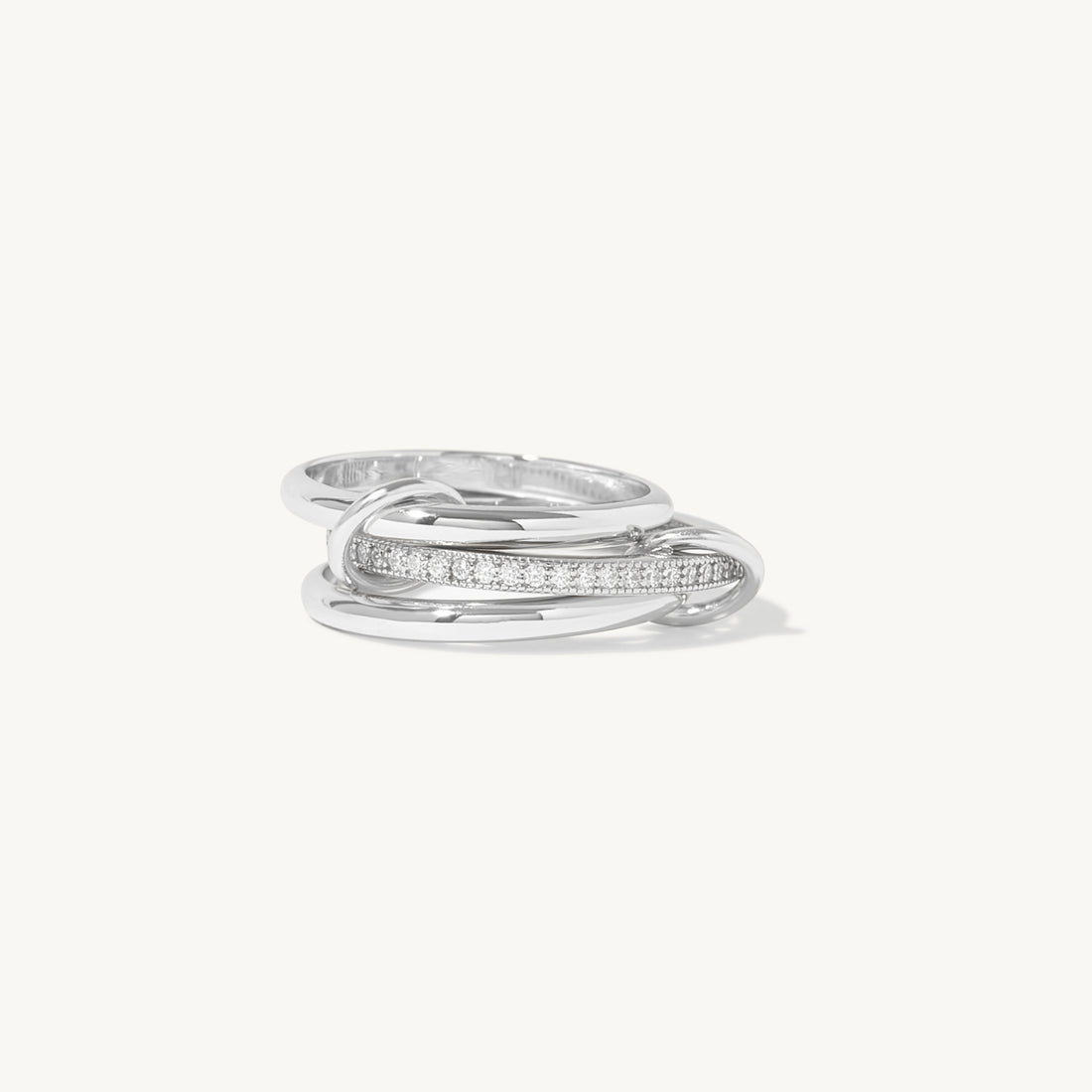 Bellanca Spinner Ring in sterling silver, view 10