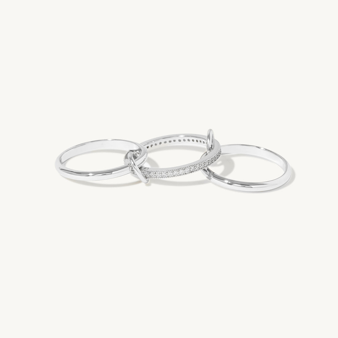 Bellanca Spinner Ring in sterling silver, view 11