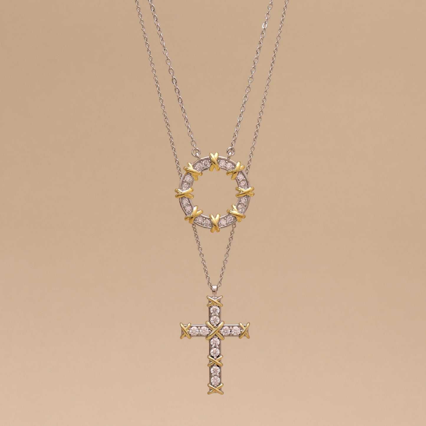 Giana Cross Necklace