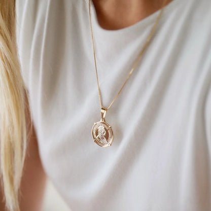 Clara Coin Pendant Necklace