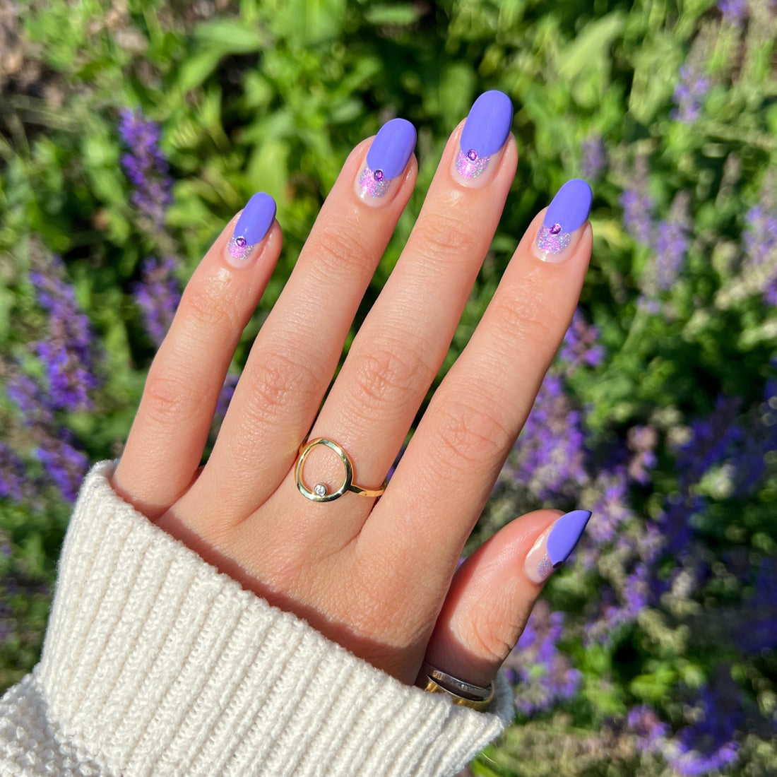 Martina Gemstone Ring in 14k gold, view 6