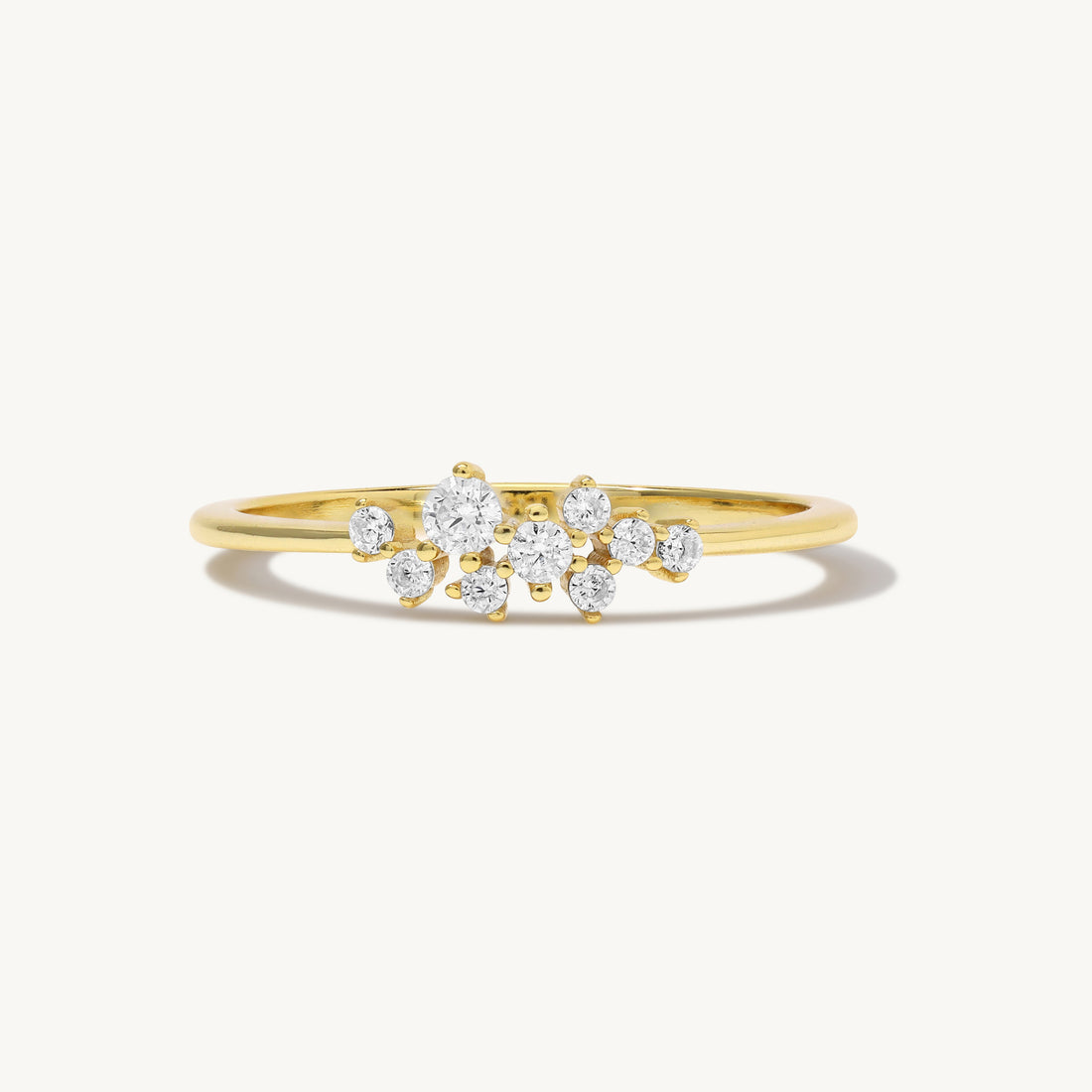 Debora Dainty Cluster Ring in 14k gold filled