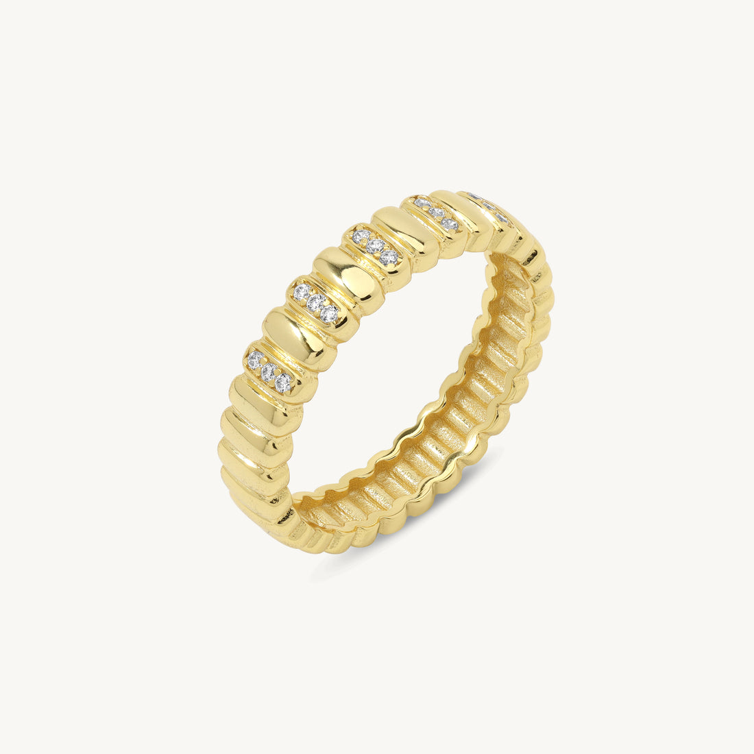 Sara Gemstone Ring in 14k gold filled, view 3
