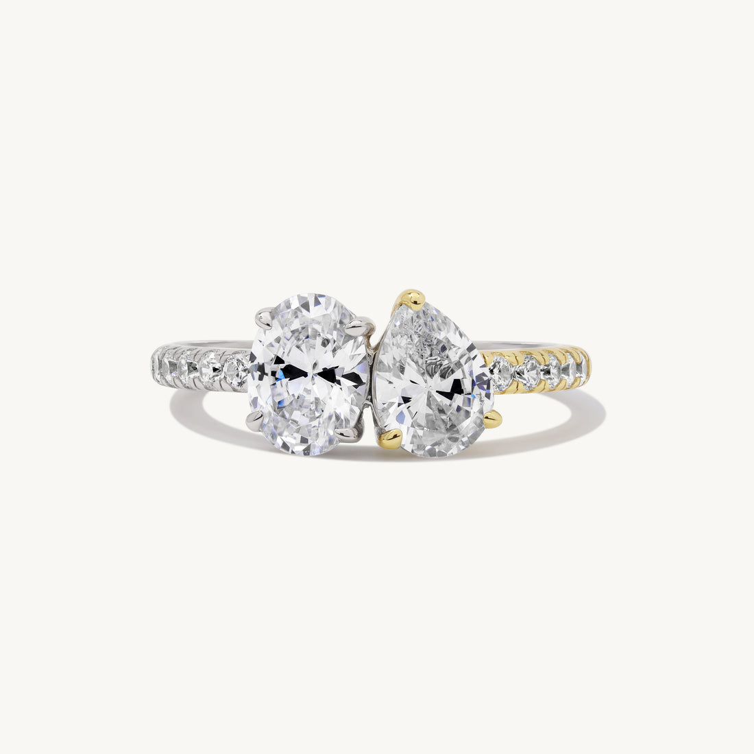 Vera Multistone Ring in sterling silver and 14k gold