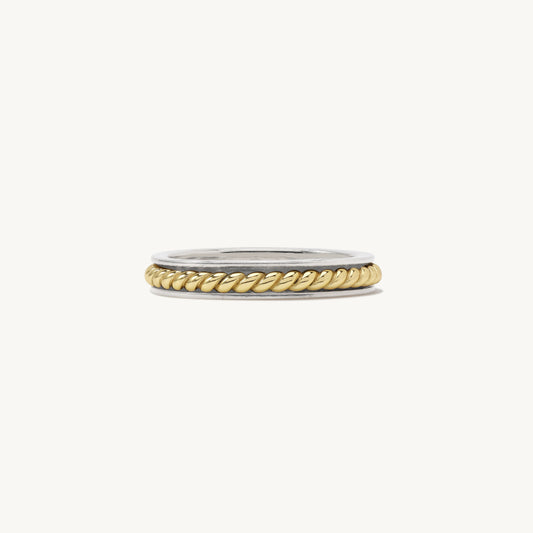 Fausta Roped Spinner Ring