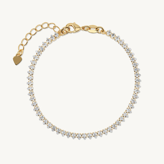 Gabriella Pear Cut Tennis Bracelet