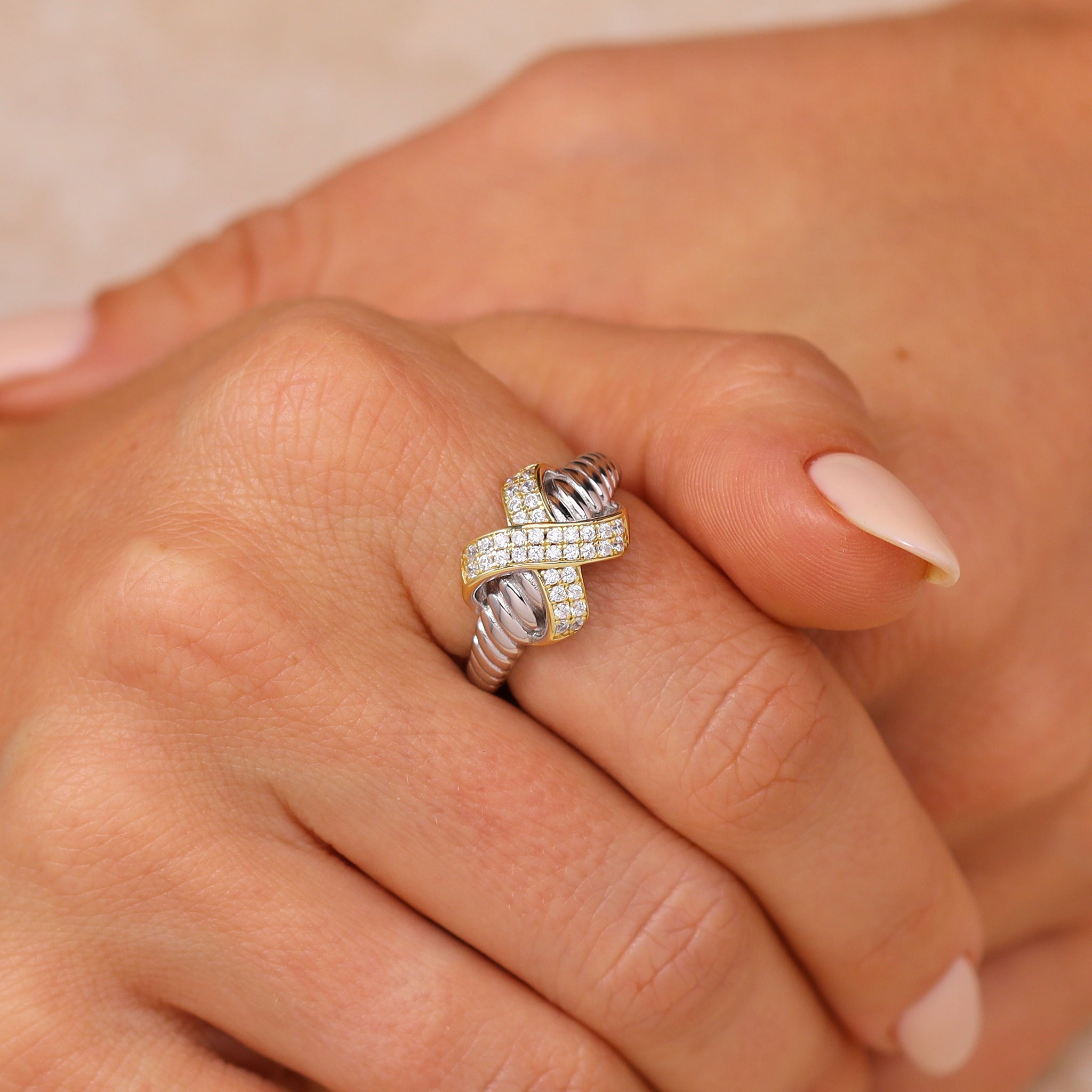 Giada Gemstone Ring