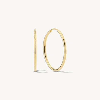 Giorgia Slim Hoop Earrings