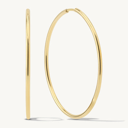 Giorgia Slim Hoop Earrings