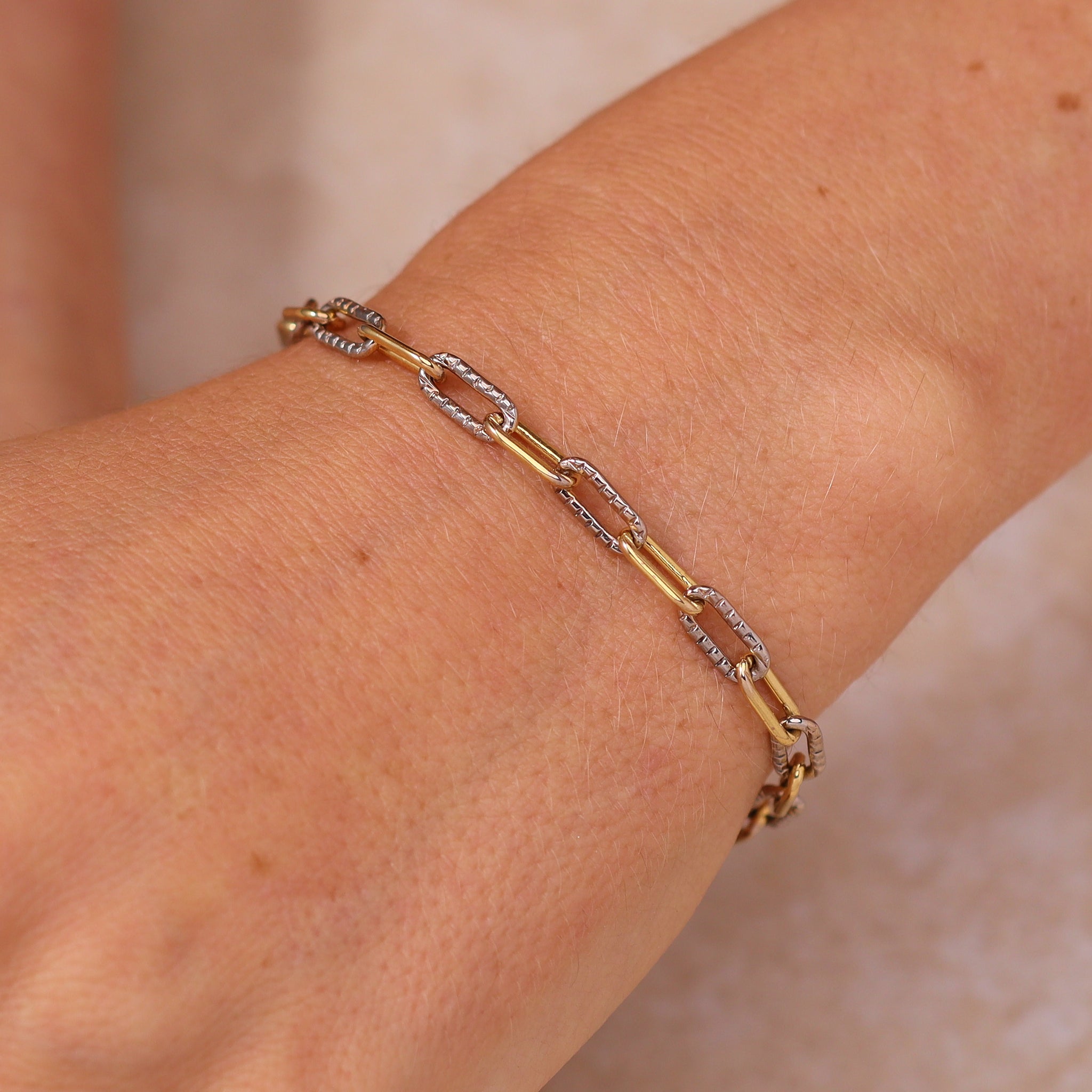 Graziana Paperclip Bracelet