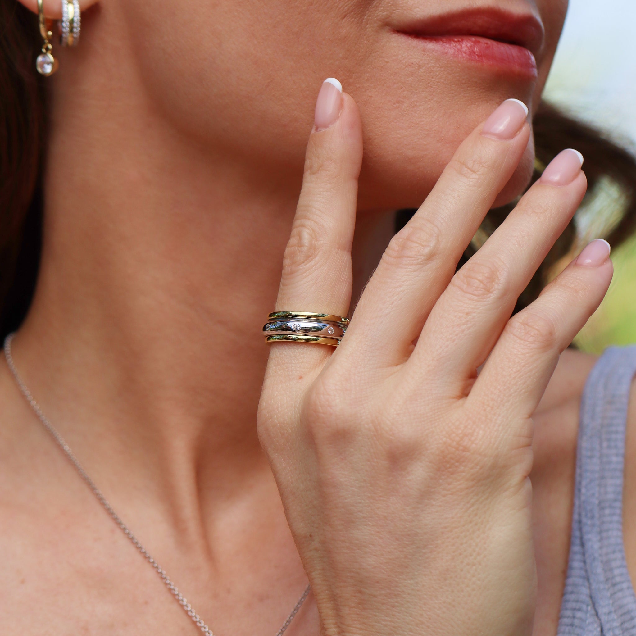 Milana Spinner Ring