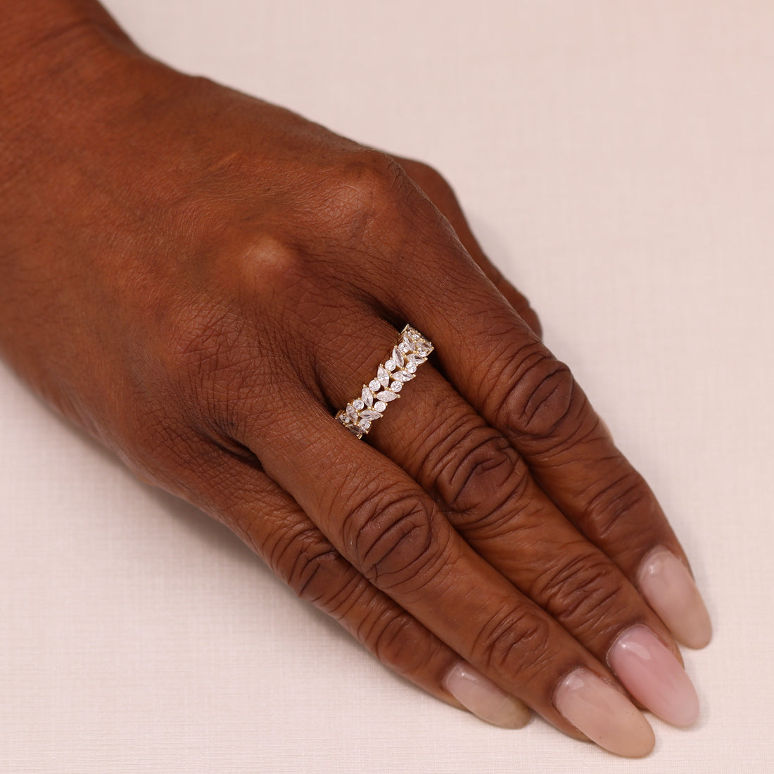 Monica Cluster Ring in 14k gold filled, view 6