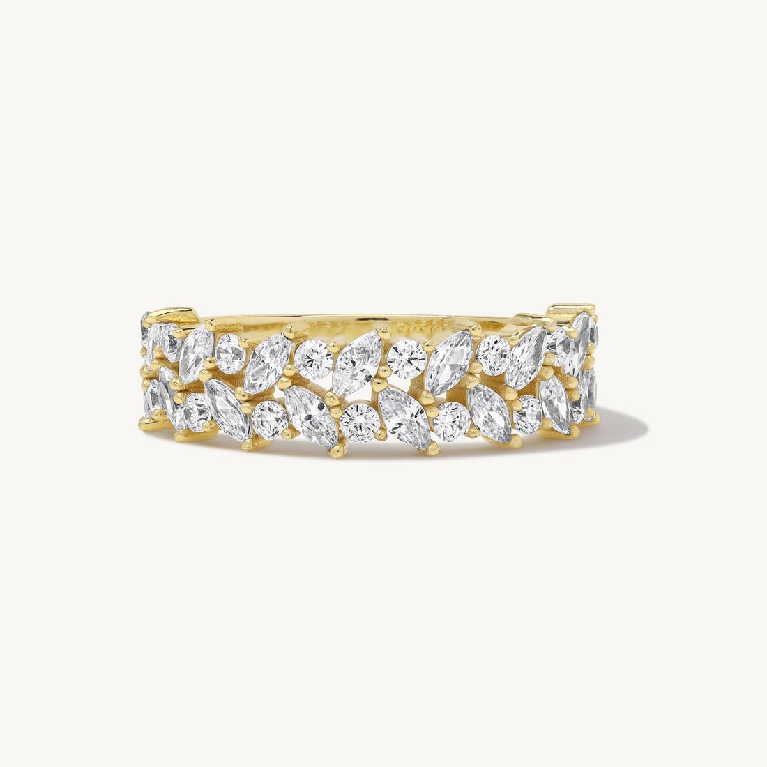 Monica Cluster Ring in 14k gold filled