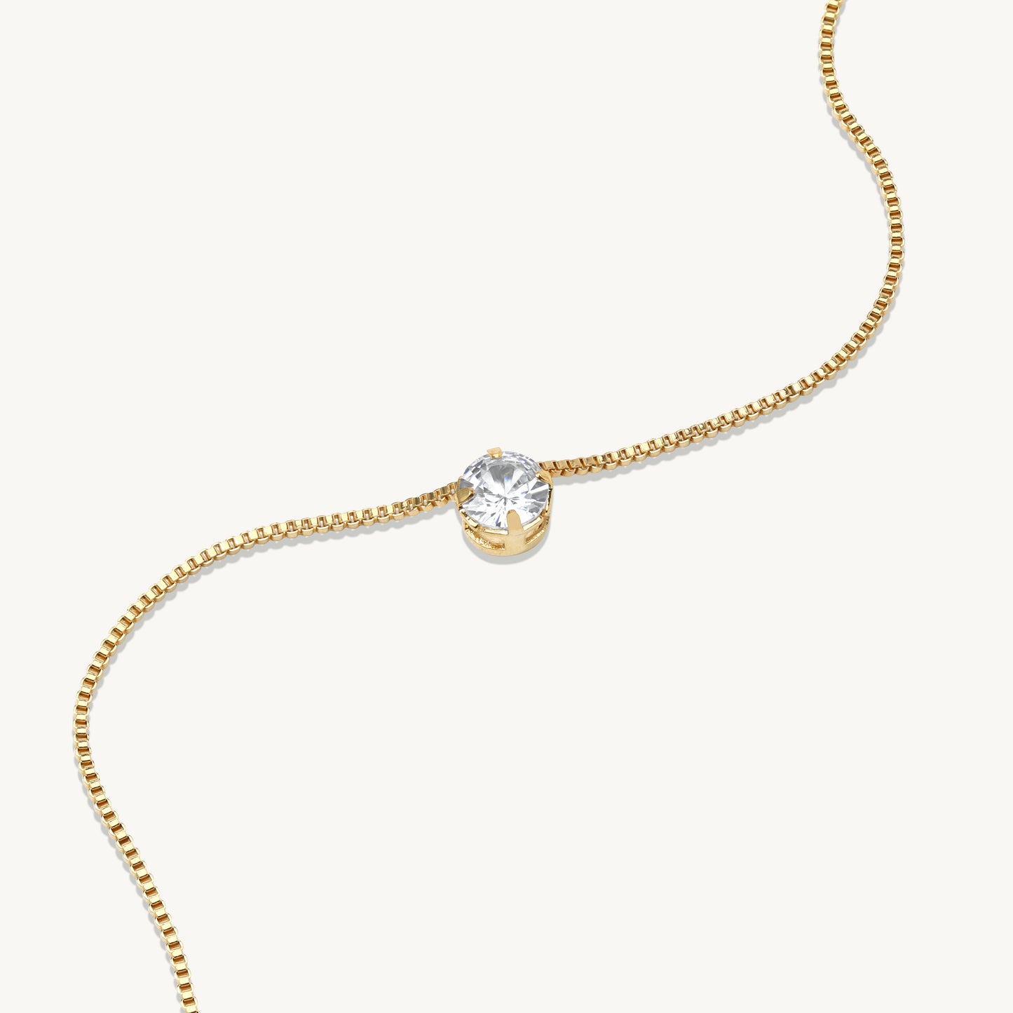 Dina Dainty Delicate Box Chain Necklace