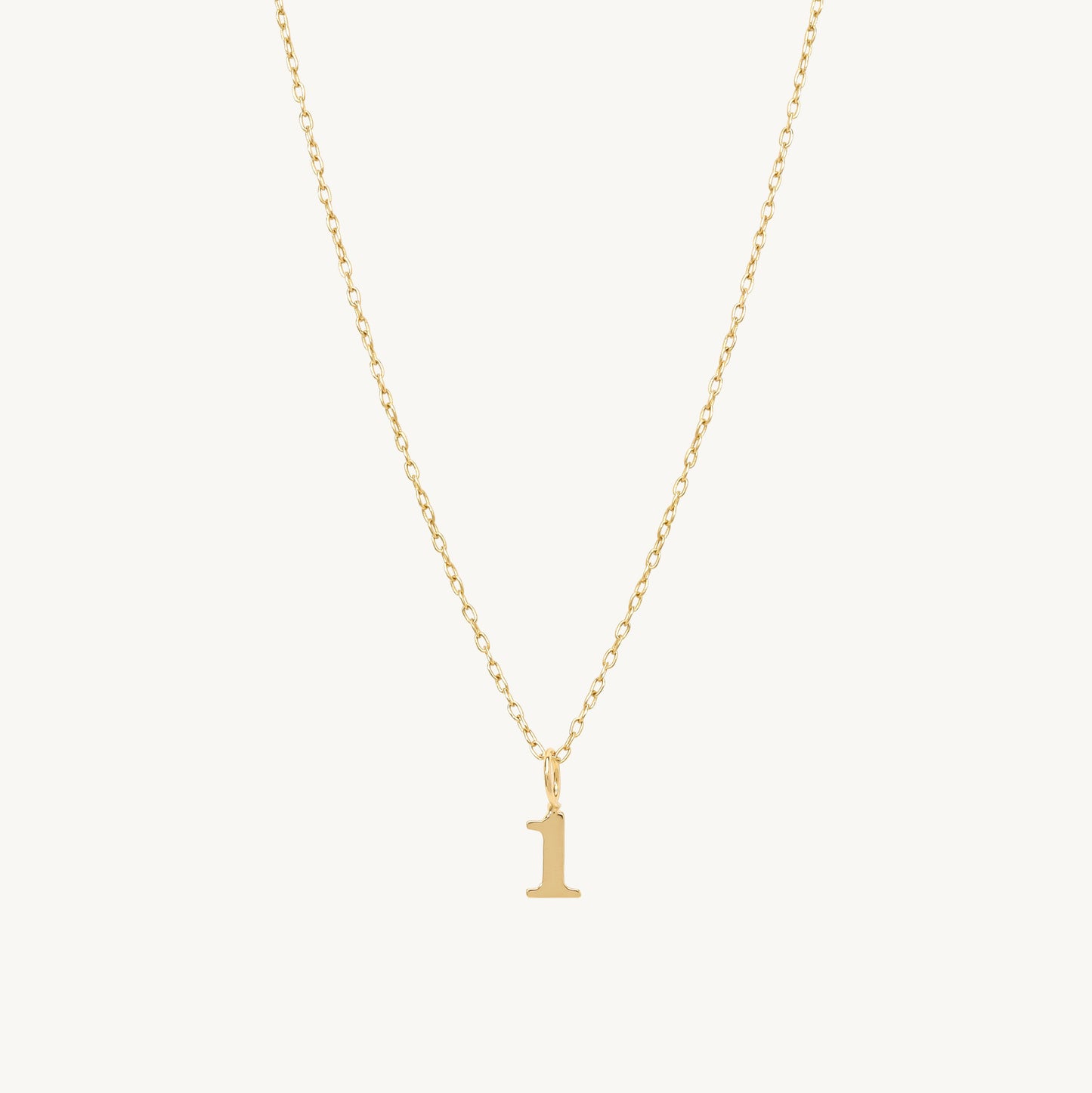 Elettra Number Pendant