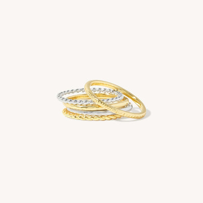 Roma Stack Ring Set