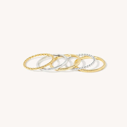 Roma Stack Ring Set