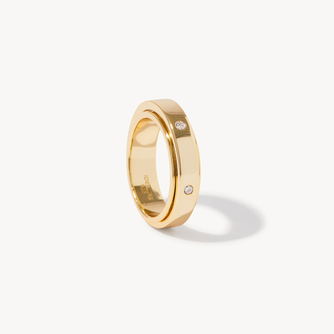 Rosa Spinner Ring in 14k gold filled, view 5