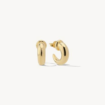 Valeria Open Hoop Stud Earrings