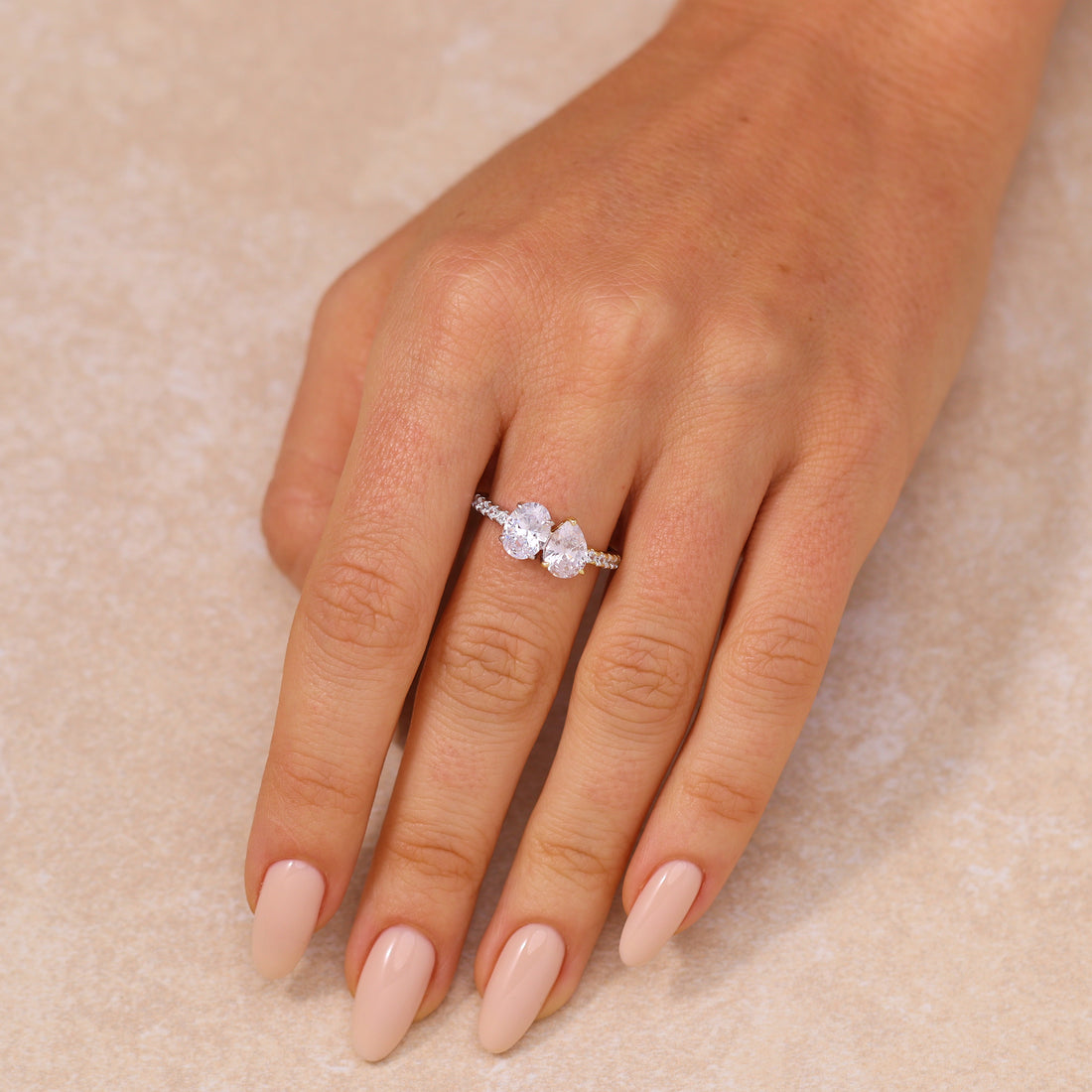 Vera Multistone Ring in sterling silver and 14k gold, view 4