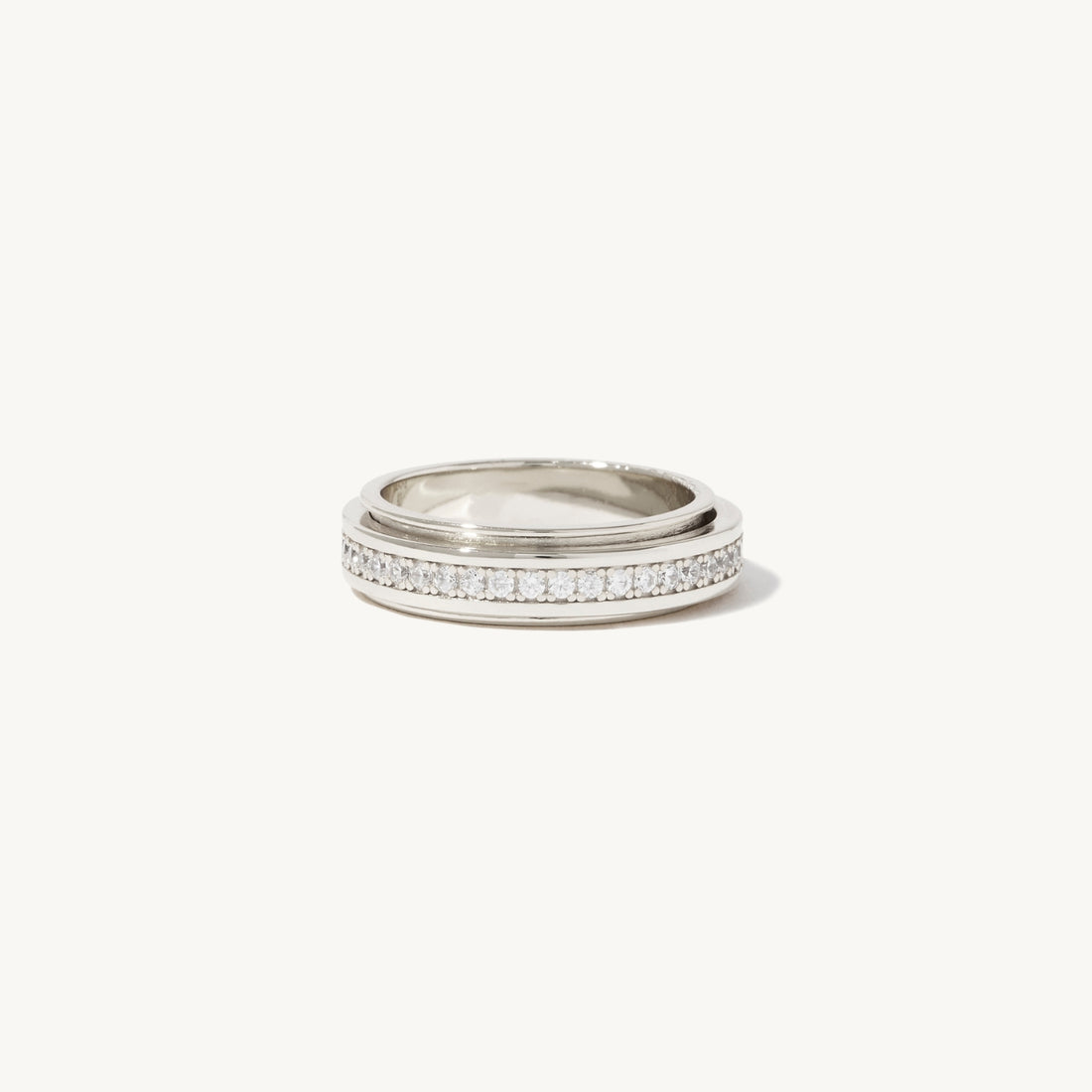Veronica Spinner Ring in sterling silver, view 9