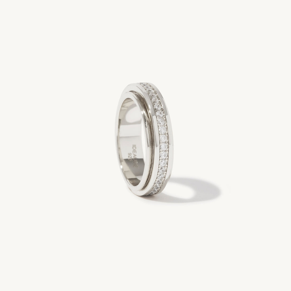 Veronica Spinner Ring in sterling silver, view 7