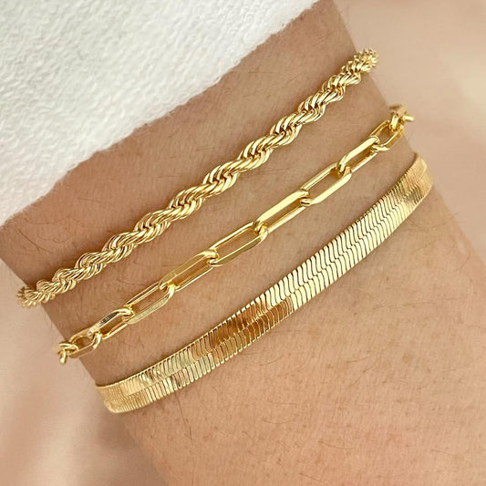 The Staple Bracelet Layering Set