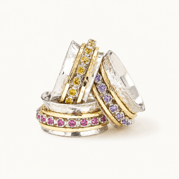 Aria Birthstone Spinner Ring