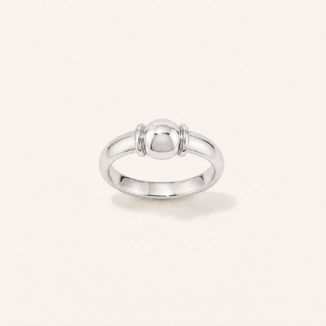 Coastal Ball Ring in All Sterling Silver, Ideaure listing photo