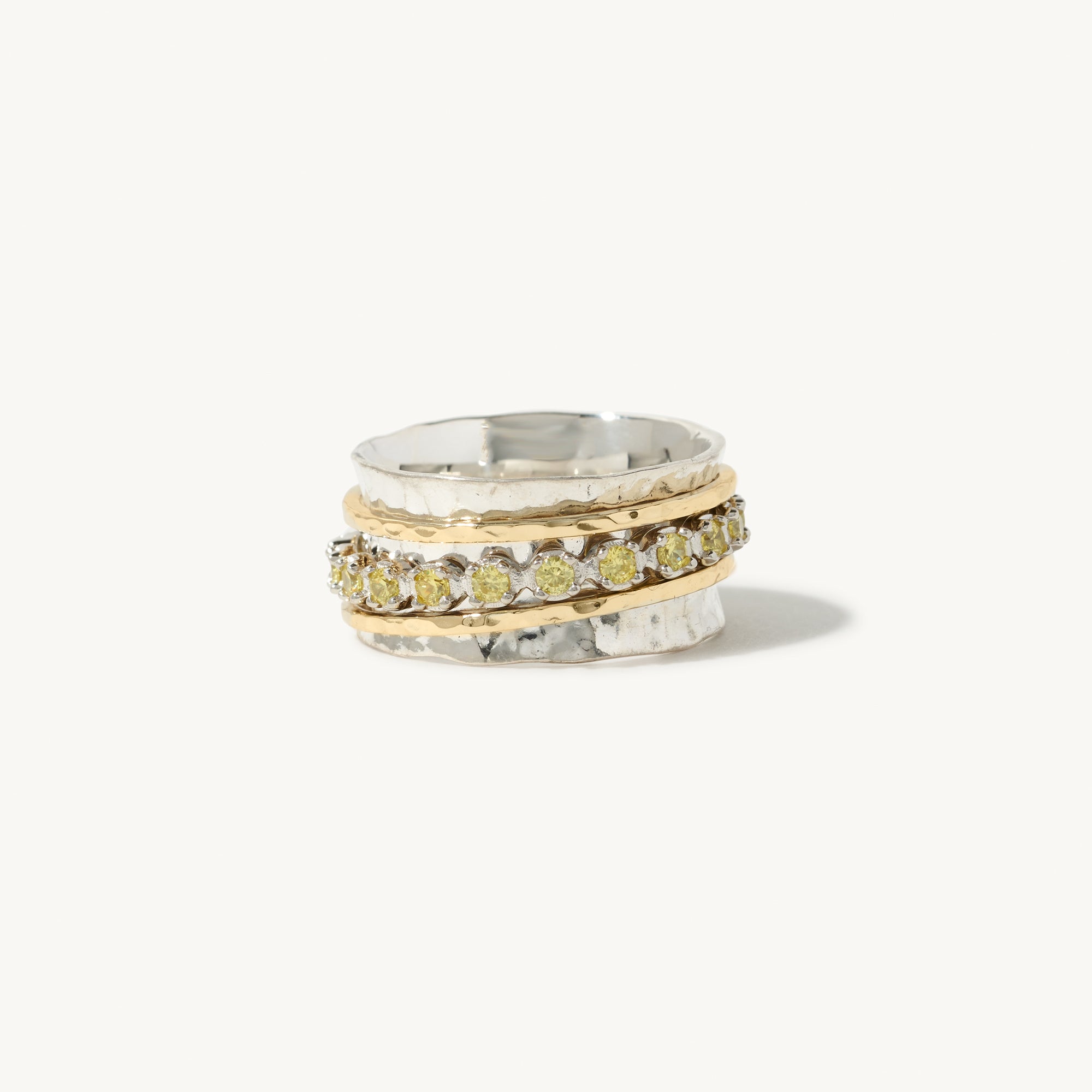 Aria Birthstone Spinner Ring  - August