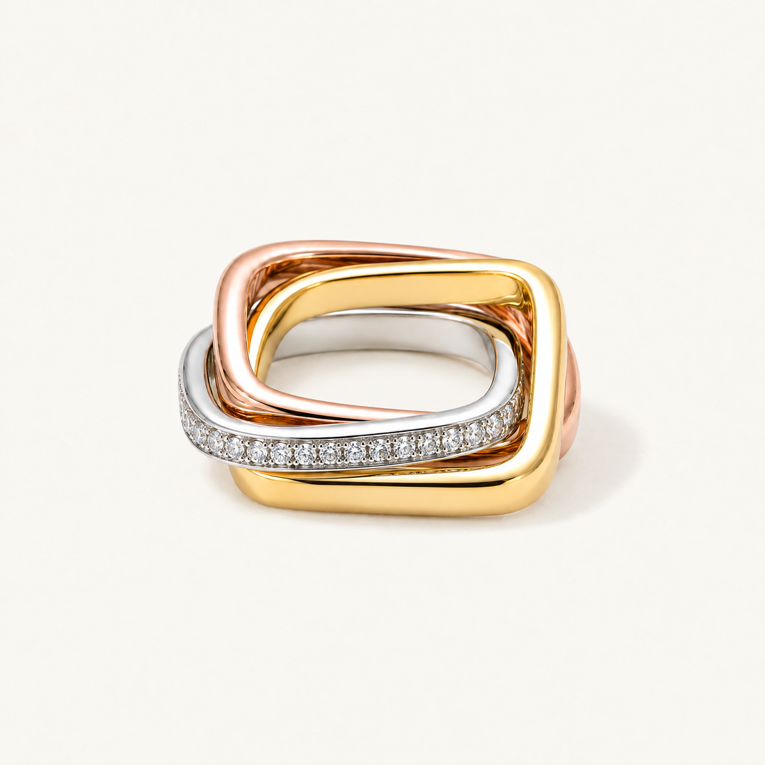 Interlocking Squares Ring, Ideaure listing photo