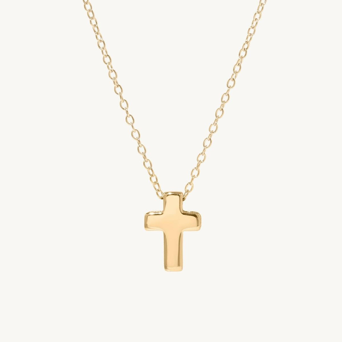 Leona Cross Necklace in 14k gold filled