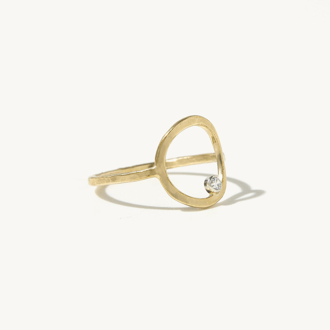 Martina Gemstone Ring in 14k gold, view 3